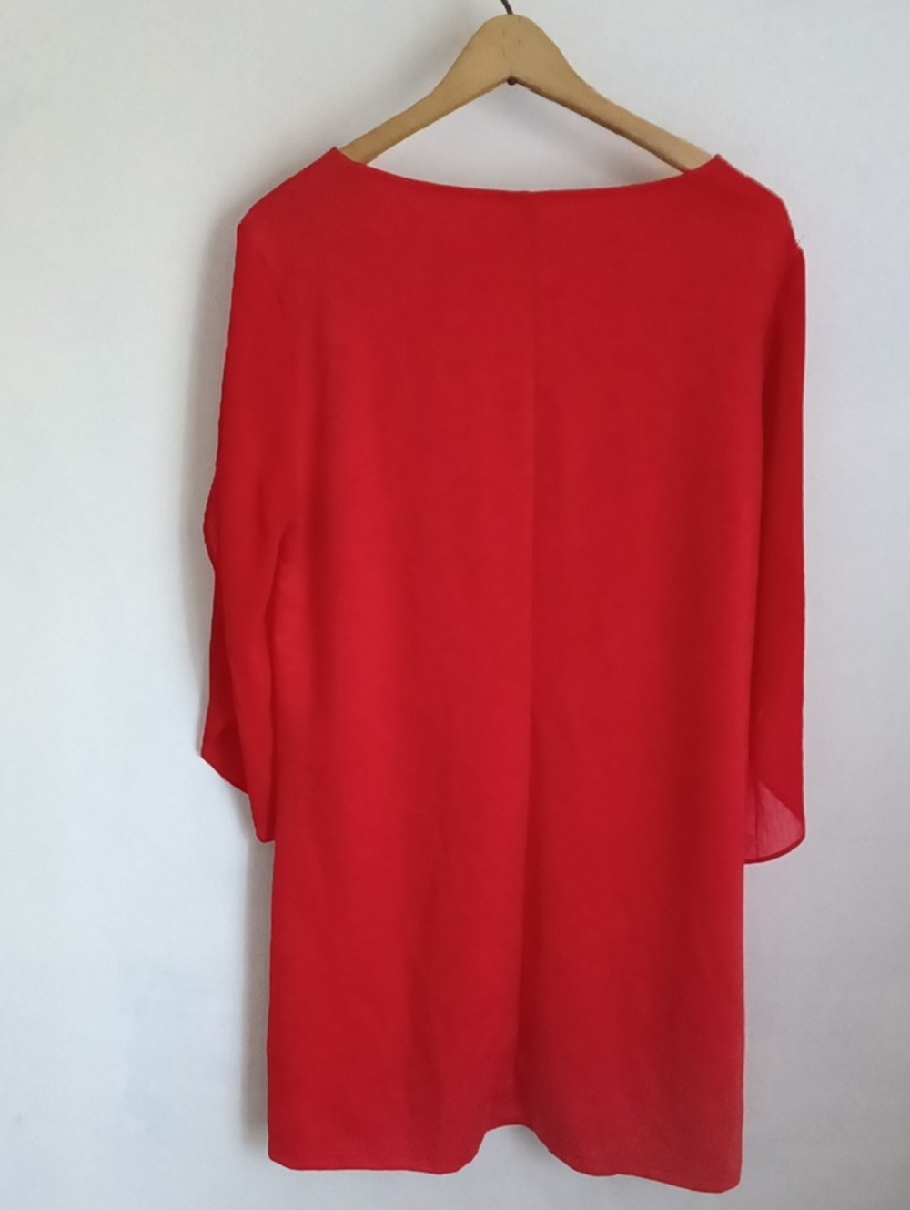 MIA Vibrant Red Long-Sleeve Shift Dress - Picture 4 of 4